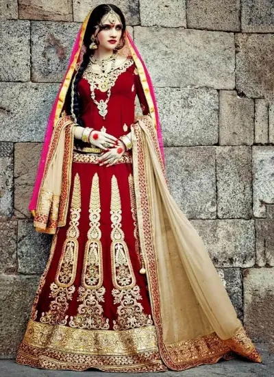 Picture of velvet lehenga online shopping,ghagra choli materialcha