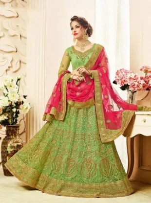 Picture of velvet lehenga simple,ghagra choli long blouse designs,