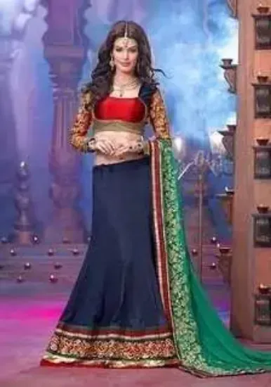 Picture of velvet lehenga suit,ghagra choli modelschaniya choli,c,