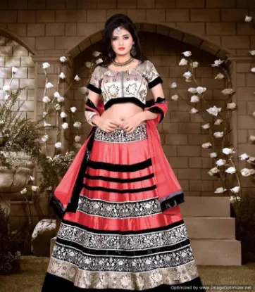 Picture of wear festival women lehenga bollywood sari designer in,