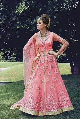 Picture of wear indian pakistani designer lehenga bridal lehenga ,