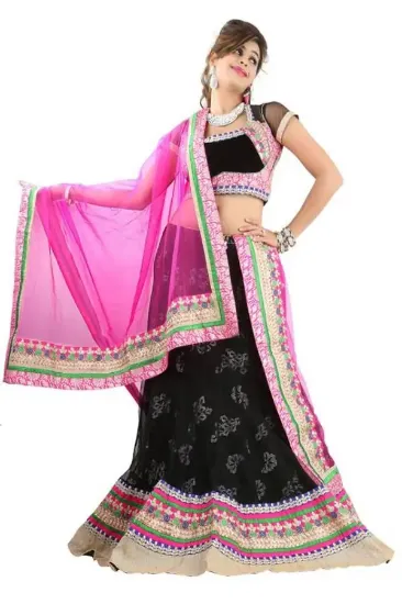 Picture of wedding bollywood lehenga choli partywear designer lat,