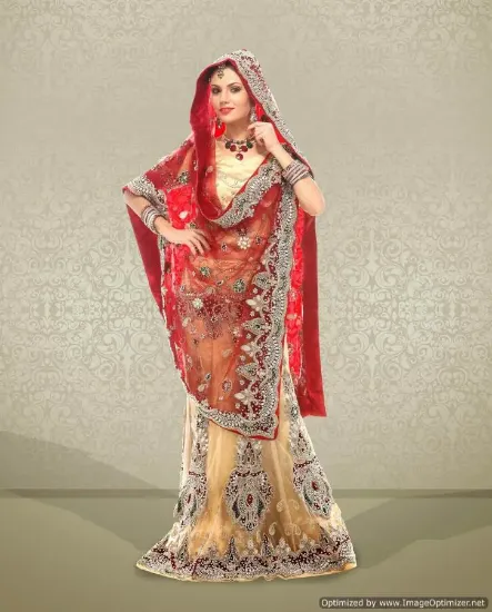 Picture of wedding bridal designer party wear lehenga choli india,