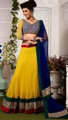 Picture of wedding bridal designer party wear lehenga choli indian