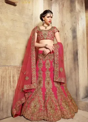 Picture of wedding party wear designer lehenga indian pakistani br