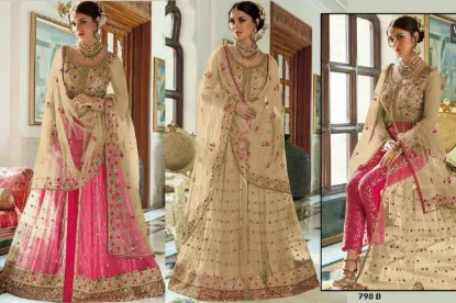 Picture of wedding party wear indian designer lehenga pakistani b,