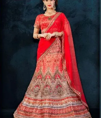 Picture of wedding traditional choli lehenga designer bollywood i,