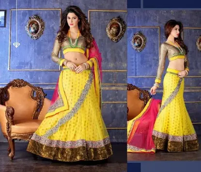 Picture of wedding wear chaniya lehenga choli bollywood designer e