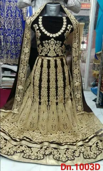 Picture of wedding wear designer pakistani lehenga choli party ind