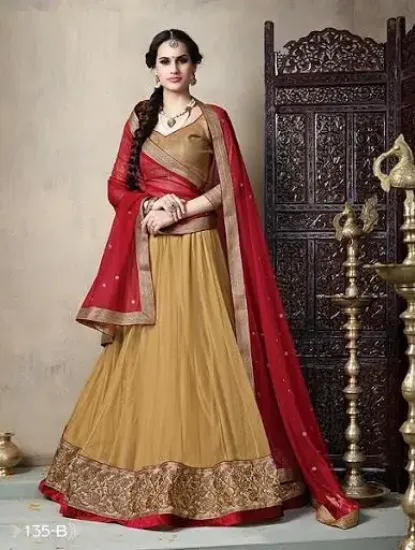 Picture of wedding wear indian designer lehenga choli bollywood g,