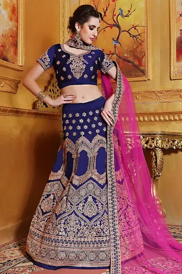 Picture of wedding wear indian designer lehenga choli bollywood gh