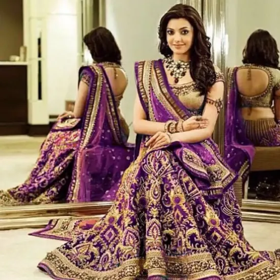 Picture of women dress women indian bollywood wedding lehenga chol