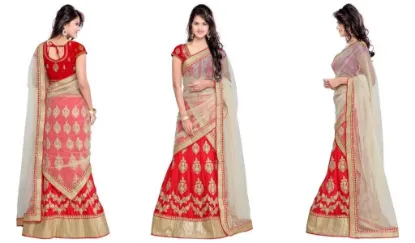 Picture of women party bollywood dress lehenga saree indian desig,