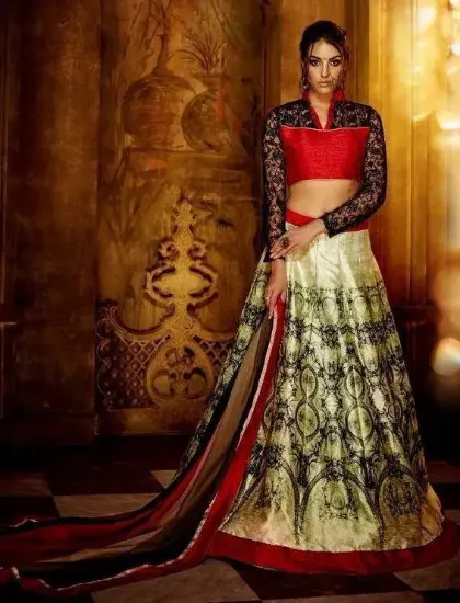 Picture of women wear pakistani lehenga party bollywood indian sa,