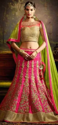 Picture of zari bridal lehenga,9rasa lehenga cholichaniya choli,c,