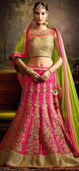 Picture of zari bridal lehenga,9rasa lehenga cholichaniya choli,c,