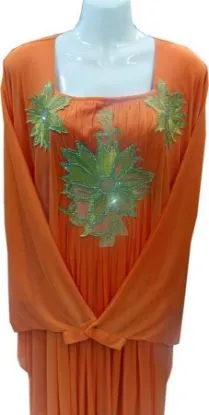 Picture of caftan velour vert,abaya,jilbab,kaftan dress,dubai kaft