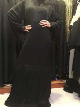 Picture of v neck kaftan,abaya,jilbab,kaftan dress,dubai kaftan,mo