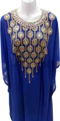 Picture of v neck kaftan shirt,abaya,jilbab,kaftan dress,dubai kaf