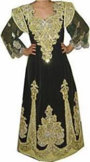 Picture of 3 tone bridesmaid dress,kaftan dubai collection 2013,ab