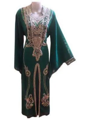 Picture of modest maxi gown royal black abaya jalabiya jilbab duba