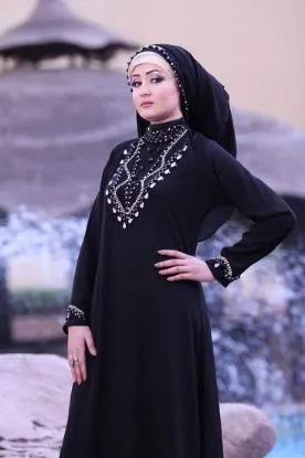 Picture of modest maxi gown jalabiya jilbab farasha thobe takshita