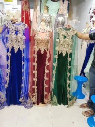 Picture of modest maxi gown beautiful dubai caftan dress abaya jil