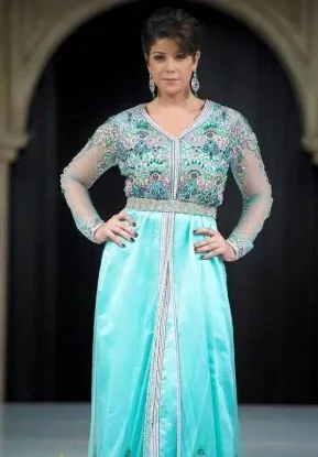 Picture of evening wear home gown farasha costume for arabian ladi