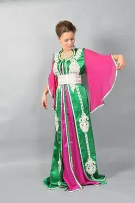 Picture of traditional wear khaleeji caftan dress for women ,abaya
