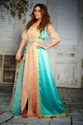Picture of dubai arabian khaleeji thawb kaftan dress for women,aba