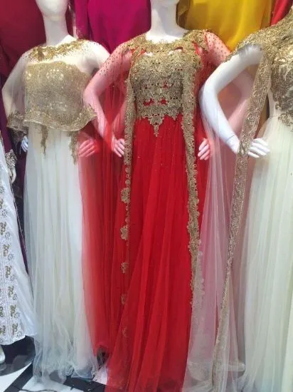 Picture of royal style dubai kaftan for evening party and wedding 