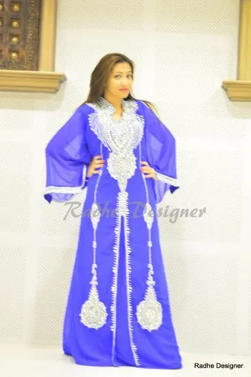 Picture of modest maxi gown Dubai Kaftan Georgette Jilbab Abaya Dr