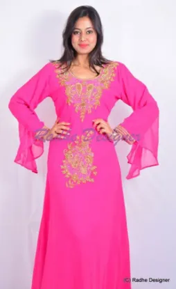 Picture of Elegant Fancy Jilbab Takshita Gown Design Dress,ab ,y31