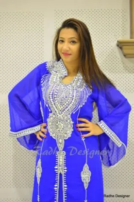 Picture of Modern Farasha Exclusive Robe Fancy Arabian Maxi Home W