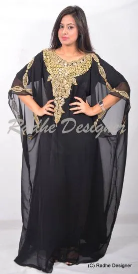 Picture of dubai kaftan georgette kaftan dress abaya jilbab islam 