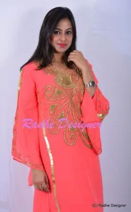 Picture of modest maxi gown Royal Moroccan Dubai Kaftan Islamic Ar