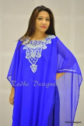 Picture of long maxi dress dubai kaftan perfect for wedding and pa
