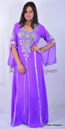 Picture of wedding gown henna party wear costume for ladies ,abaya