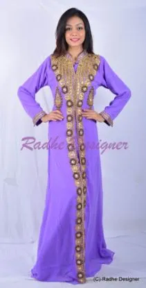 Picture of modest maxi gown cultural wedding gown party wear thobe