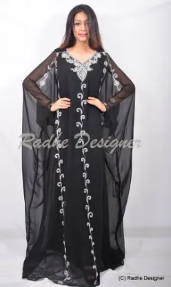 Picture of djellaba arabic bridal kaftan for women gown jilbab dre