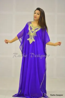 Picture of modest maxi gown Fantasy Islamic Wedding Gown Party Wea