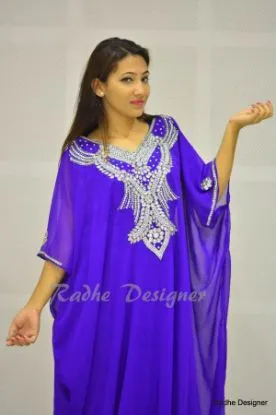 Picture of Dubai Wedding Gown,Royal Kaftan Fancy Abaya Jalabiya Ar