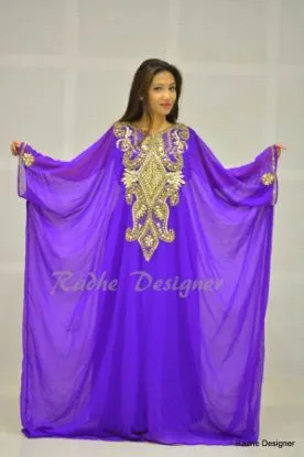 Picture of European Wedding Gown Moroccan Kaftan Abaya Jilbab Arab