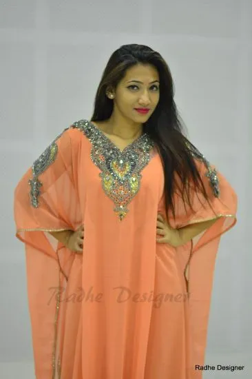 Picture of Arabian Elegant Party Wear Evening Kaftan Dress For Aus