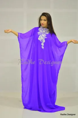 Picture of Modern Long Floor Touch Evening Wear Nighty Caftan Dres