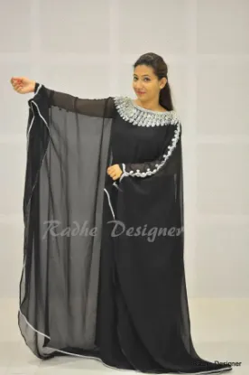 Picture of modest maxi gown Luxury Kaftan Wedding Gown Design For 