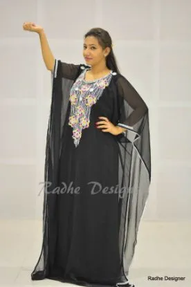 Picture of modest maxi gown Arrival Dubai Caftan Modern Islamic Ja