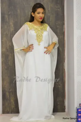Picture of farasha moroccan kaftan dress abaya jilbab kurti po ,y3