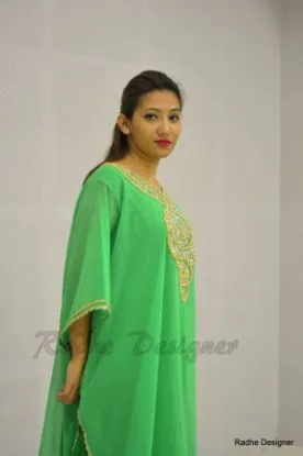Picture of dubai modern exclusive fancy arabian kaftan design dres