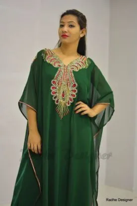Picture of elegant modern caftan jalabiya jilbab lovely fancy geor